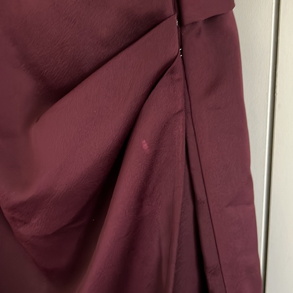 ALL SAINTS “Cadia Dress” size 4-maroon w tags! - Picture 4 of 14